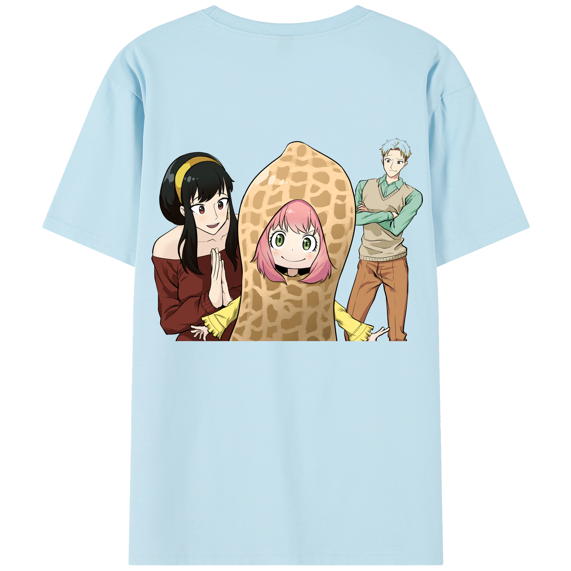 （画像用） SPY×FAMILY间谍家家酒 綿100％半袖Tシャツ（背面プリント）